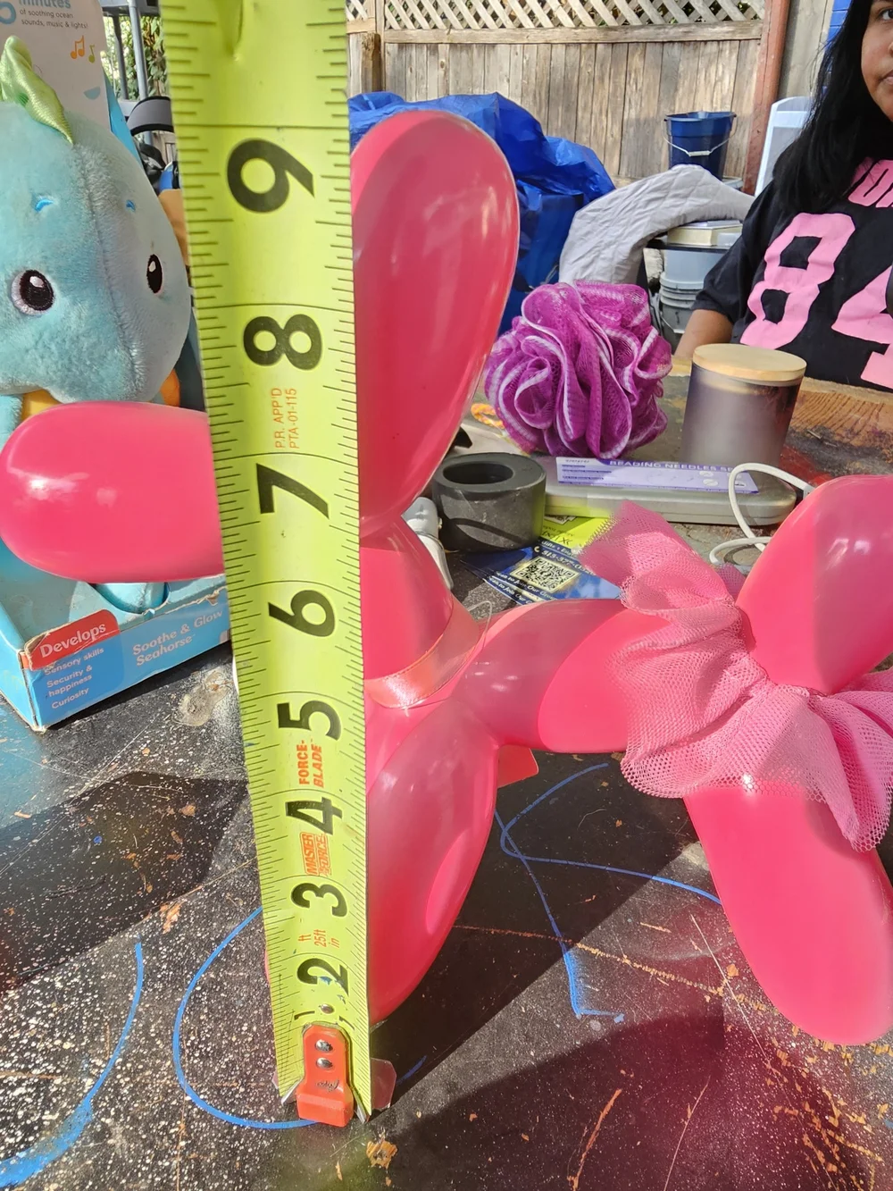 Kids Pink Balloon Dog Toy Set - Brand: